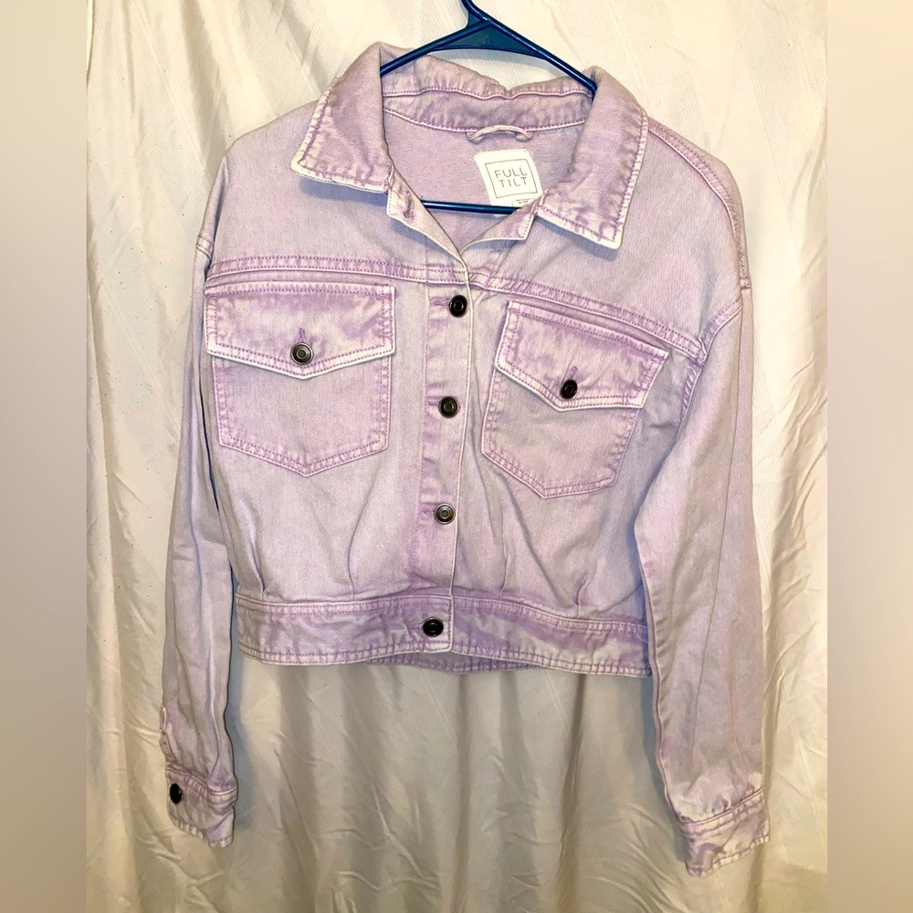 Full Tilt Purple Jean Jacket